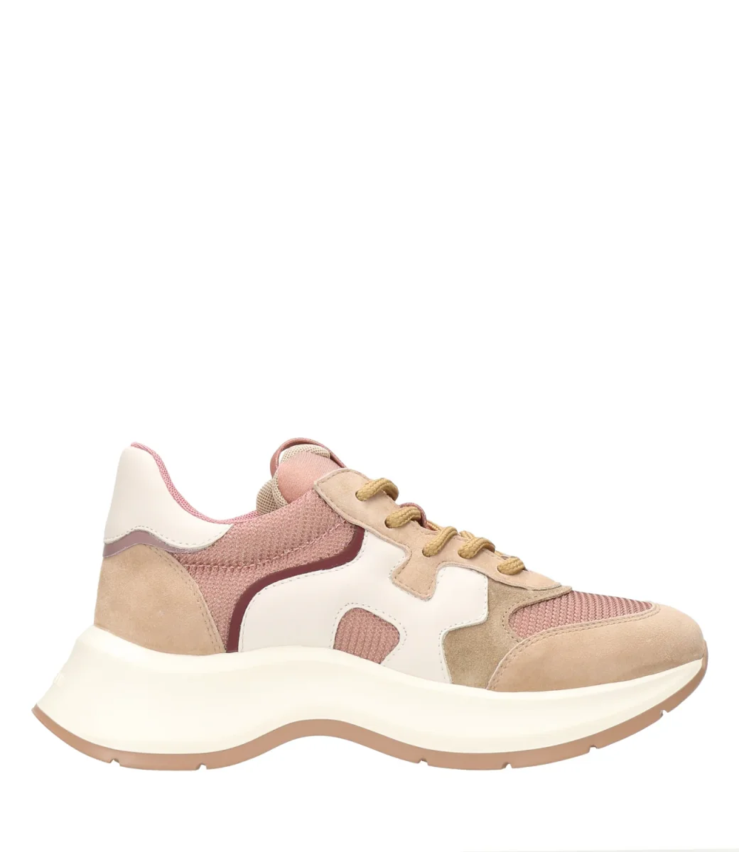 Hogan | Sneakers Rosa e Bianco - immagine 2