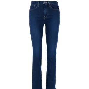 Levis | Jeans 724 High rise straight Denim Scuro