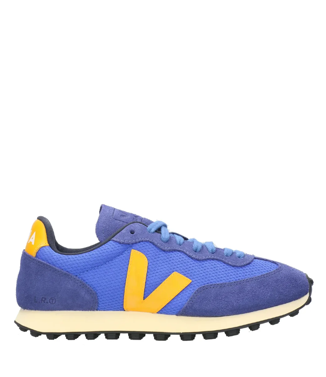 Veja | Sneakers Rio Branco Blu Elettrico e Arancio - immagine 2