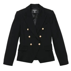 Balmain Kids | Giacca Nera e Oro