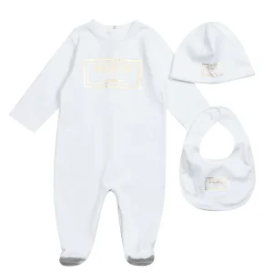 Balmain Kids | Set Nascita Bianco e Oro