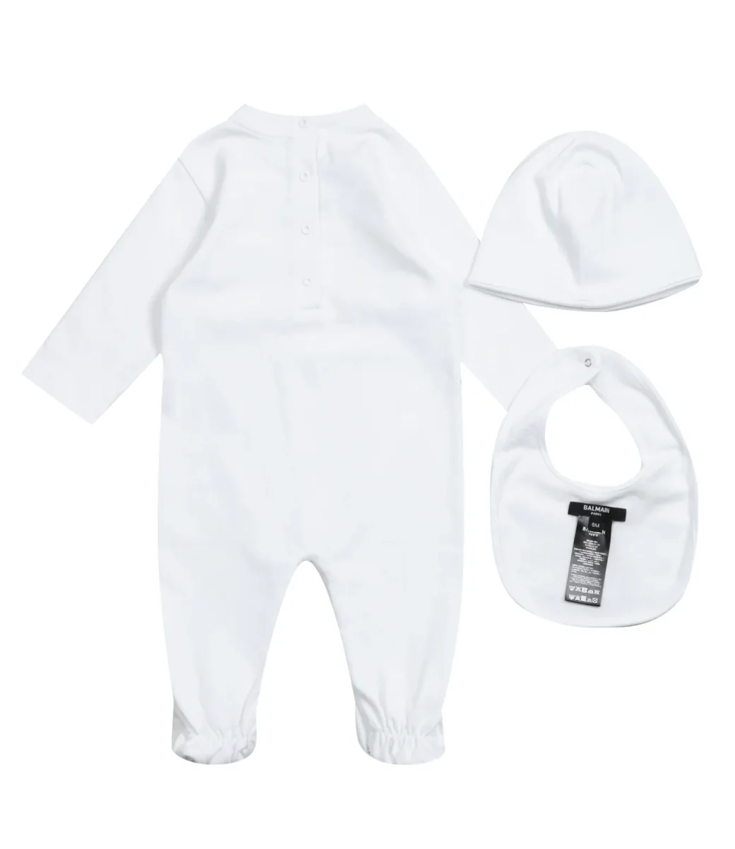 Balmain Kids | Set Nascita Bianco e Oro - immagine 3