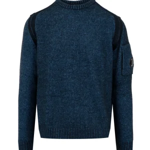 C.P. Company | Maglia Fleece knit Petrolio