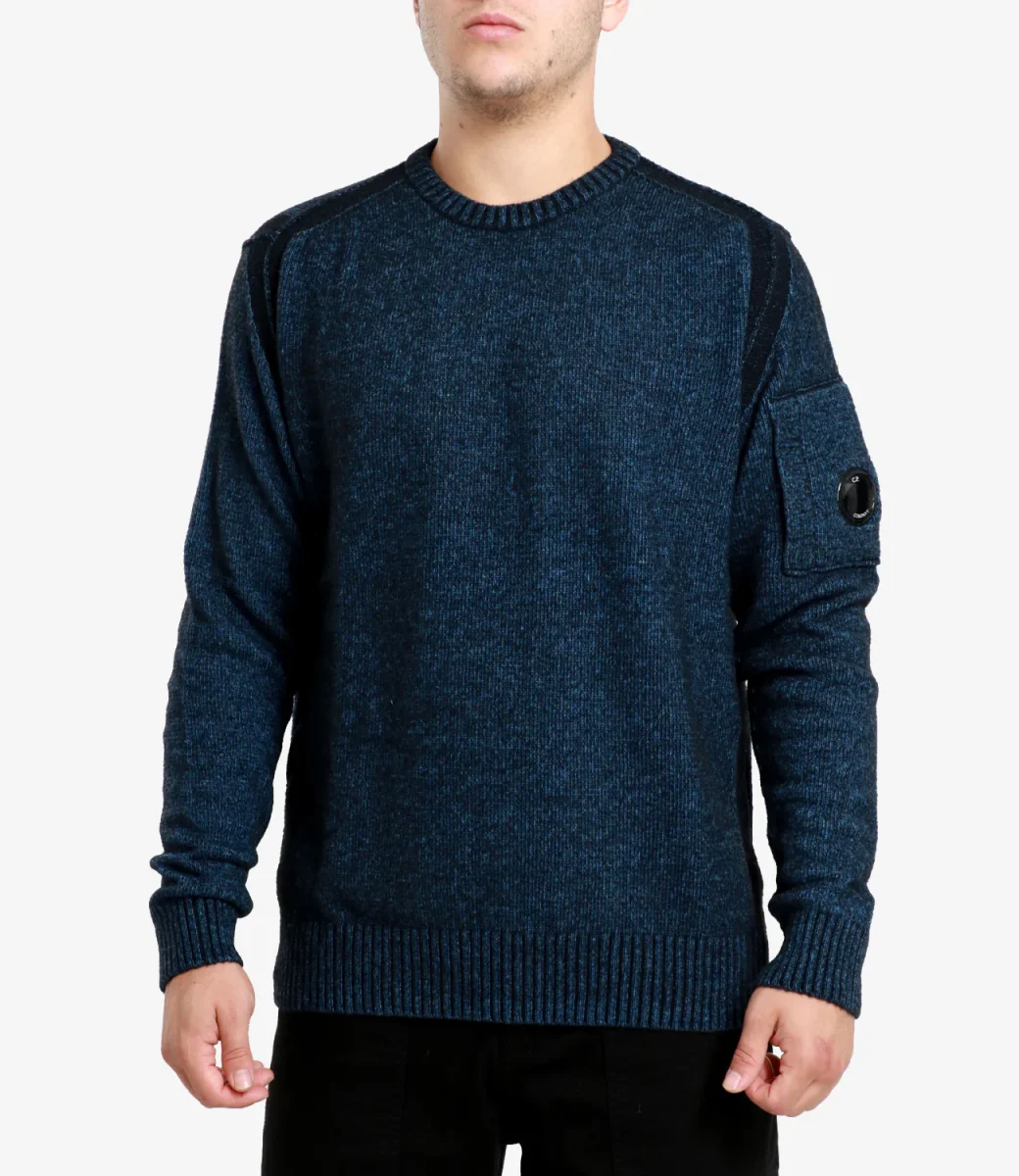 C.P. Company | Maglia Fleece knit Petrolio - immagine 3