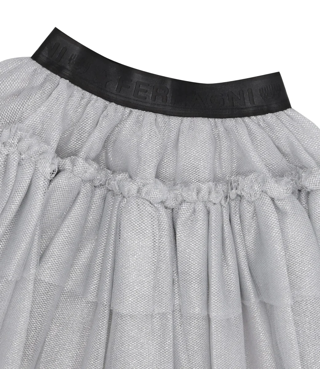 Chiara Ferragni Kids | Gonna In Tulle Eye Star Argento - immagine 4
