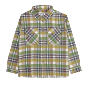Dondup Junior | Camicia Verde e Marrone