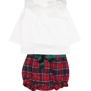 Lalalù | Set Maglia e Pantalone Rosso