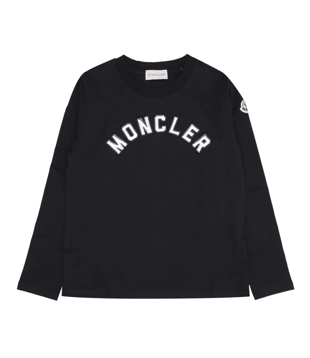 Moncler Junior | T-Shirt Nero