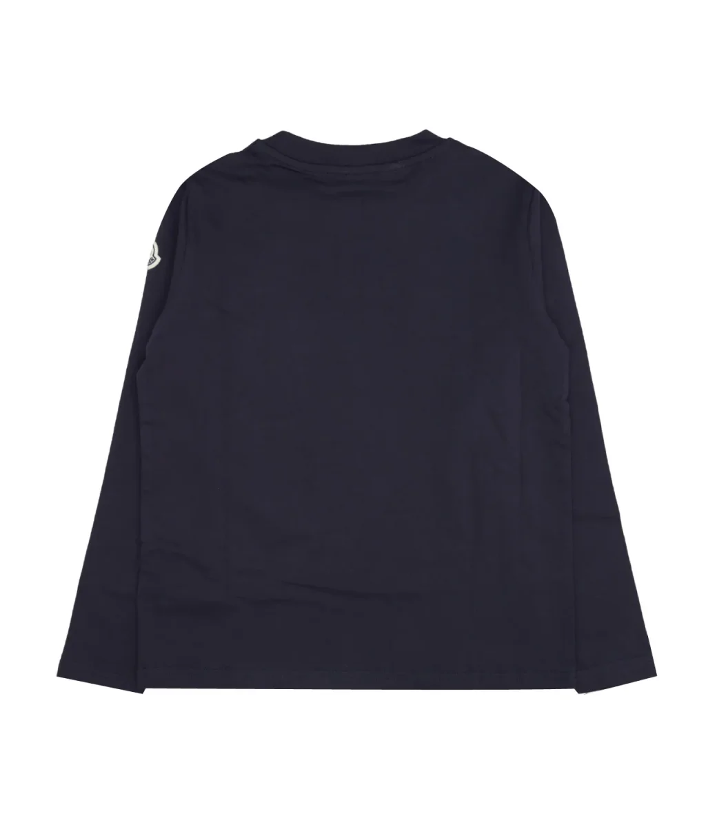 Moncler Junior | T-Shirt Blu Navy - immagine 3