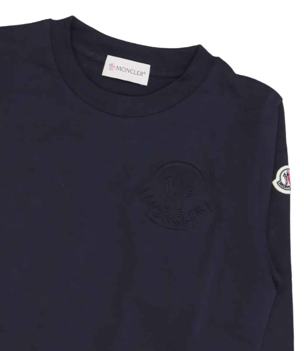 Moncler Junior | T-Shirt Blu Navy - immagine 4