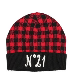 N21 Kids | Cappello Rosso e Nero