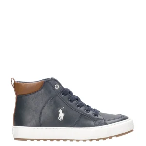 Ralph Lauren Childrenswear | Sneakers Alta Jaxson PS Blu navy e Bianco