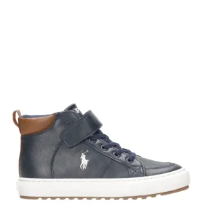 Ralph Lauren Childrenswear | Sneakers Alta Jaxson PS Blu navy e Bianco