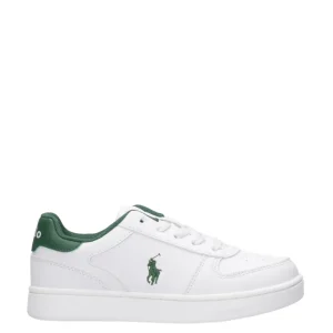 Ralph Lauren Childrenswear | Sneaker Polo Court Bianco e Blu navy