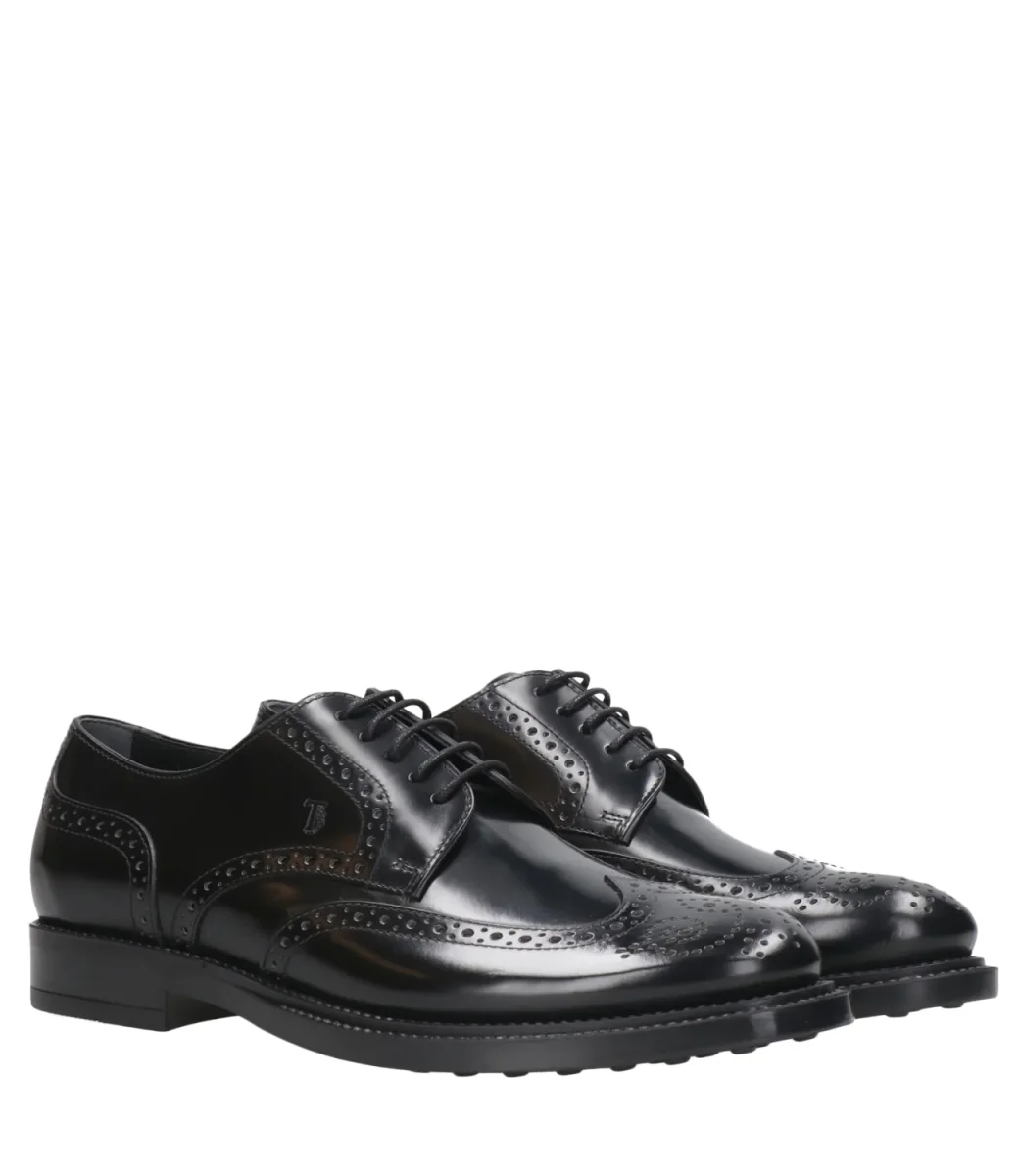 Tod's | Derby Bucature Formale Nero - immagine 3