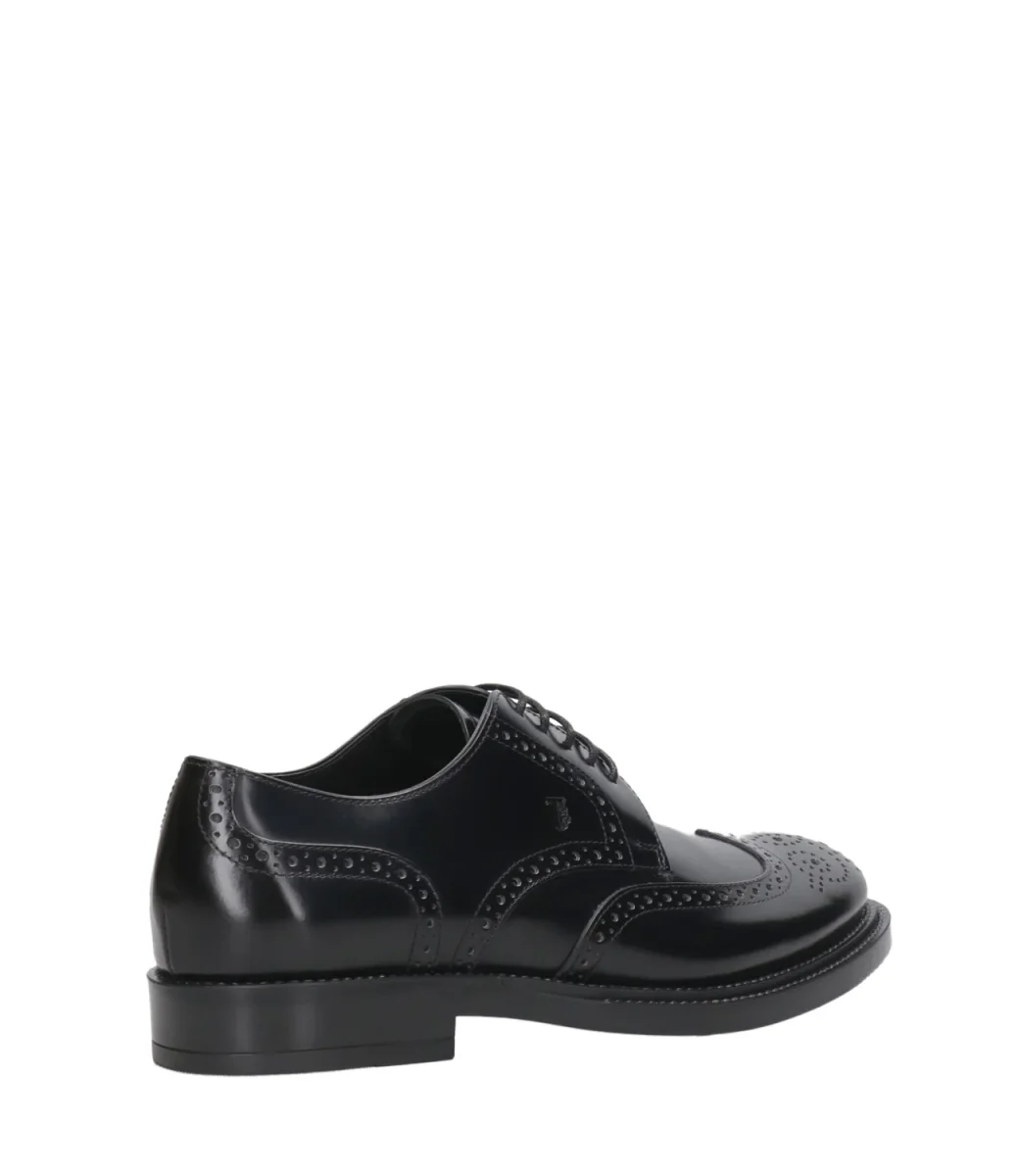 Tod's | Derby Bucature Formale Nero - immagine 4