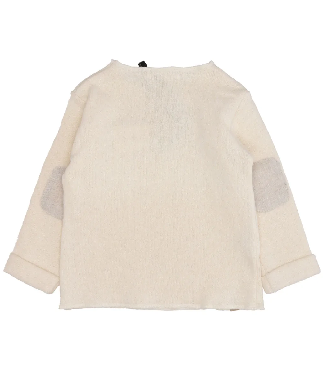 1+ in the family | Maglia Ecru - immagine 3