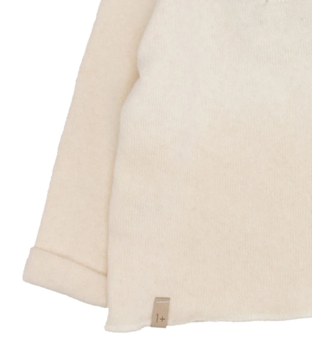 1+ in the family | Maglia Ecru - immagine 4