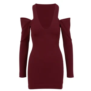 Aniye By | Abito Ivy V Rosso amaranto