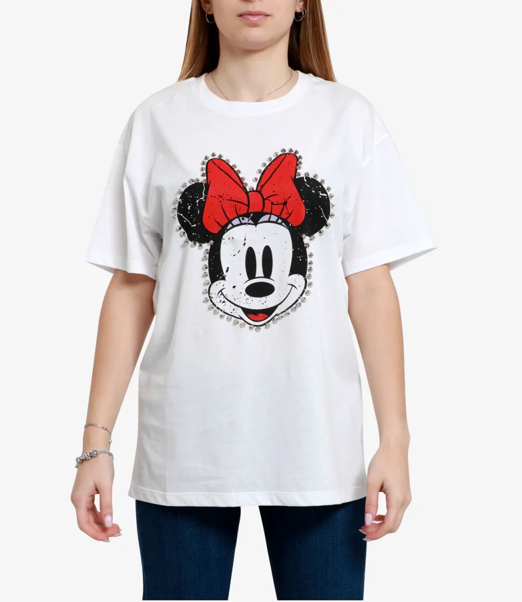 Aniye By | T-Shirt Tess Minnie Bianco - immagine 3