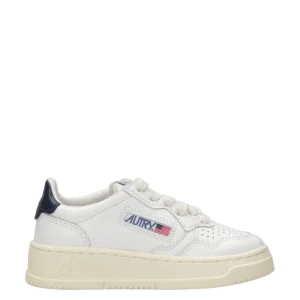 Autry Kids | Sneakers Medalist Low Bianco e Blu