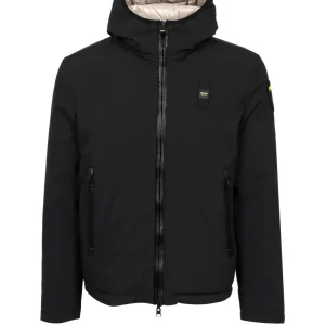 Blauer | Piumino Ballard Reversibile Nero e Beige