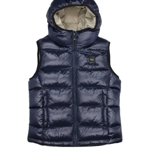 Blauer Junior | Gilet Arden Junior Blu e Beige