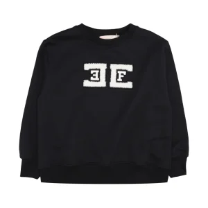 Elisabetta Franchi La Mia Bambina | Felpa Nero e Avorio