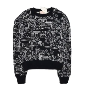 Elisabetta Franchi La Mia Bambina | Maglia Nero e Burro