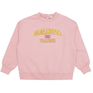 Elisabetta Franchi La Mia Bambina | Felpa Rosa chiaro