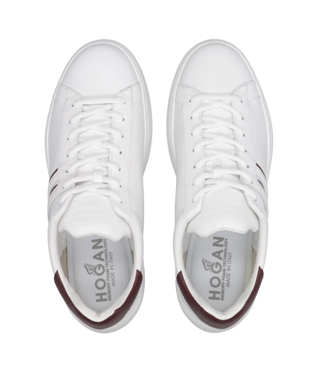 Hogan | Sneakers H580 Panna e Bordeaux - immagine 6