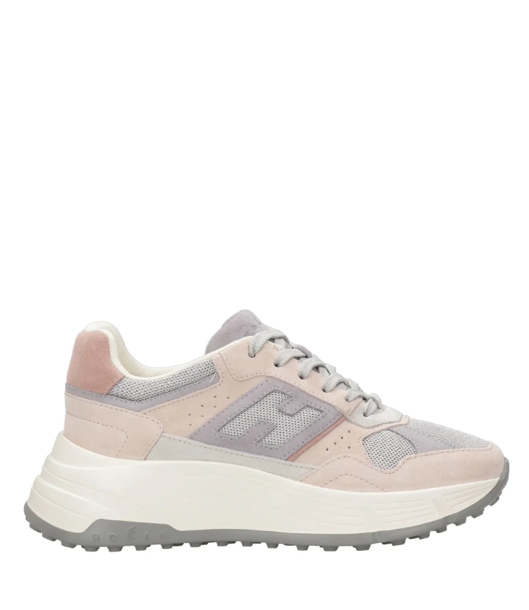 Hogan | Sneakers H669 Allacciato H Cipria antico e Grigio medio