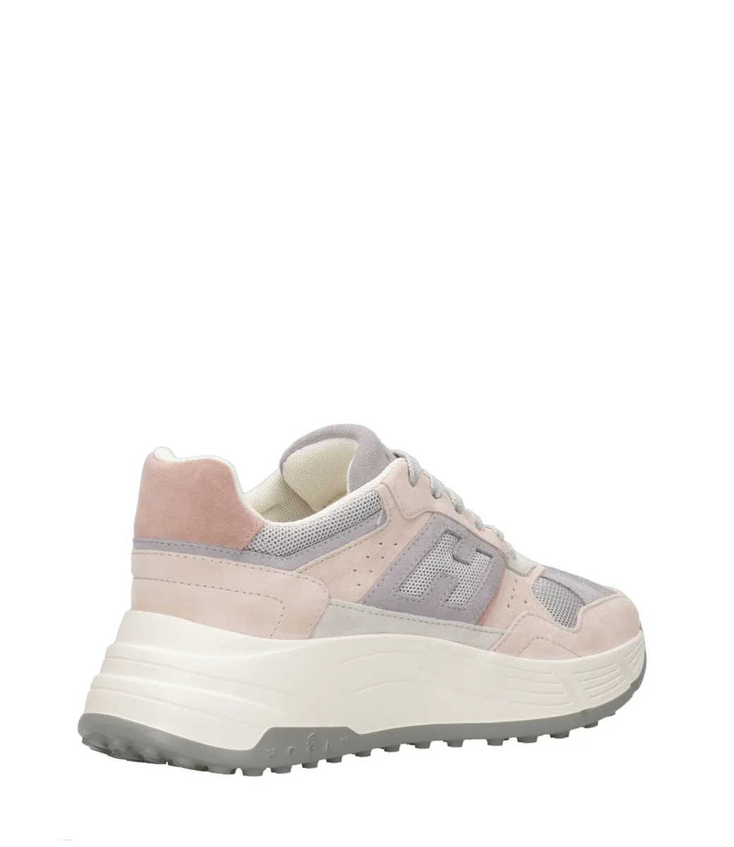 Hogan | Sneakers H669 Allacciato H Cipria antico e Grigio medio - immagine 4