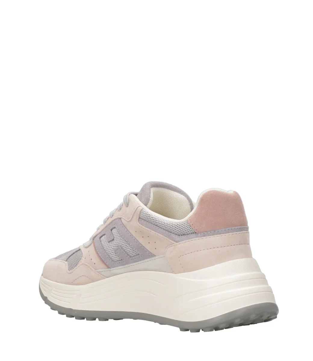 Hogan | Sneakers H669 Allacciato H Cipria antico e Grigio medio - immagine 5