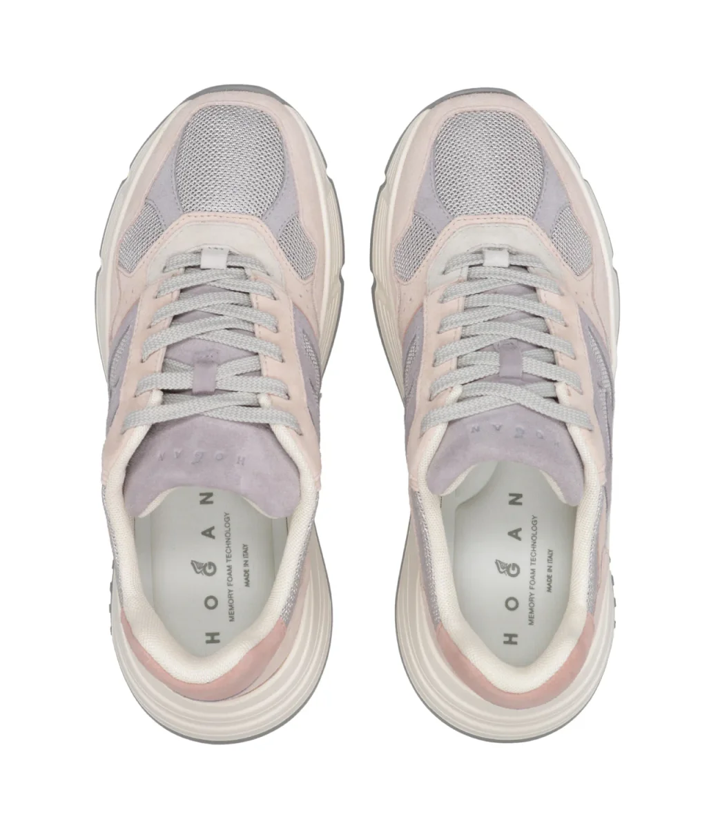Hogan | Sneakers H669 Allacciato H Cipria antico e Grigio medio - immagine 6