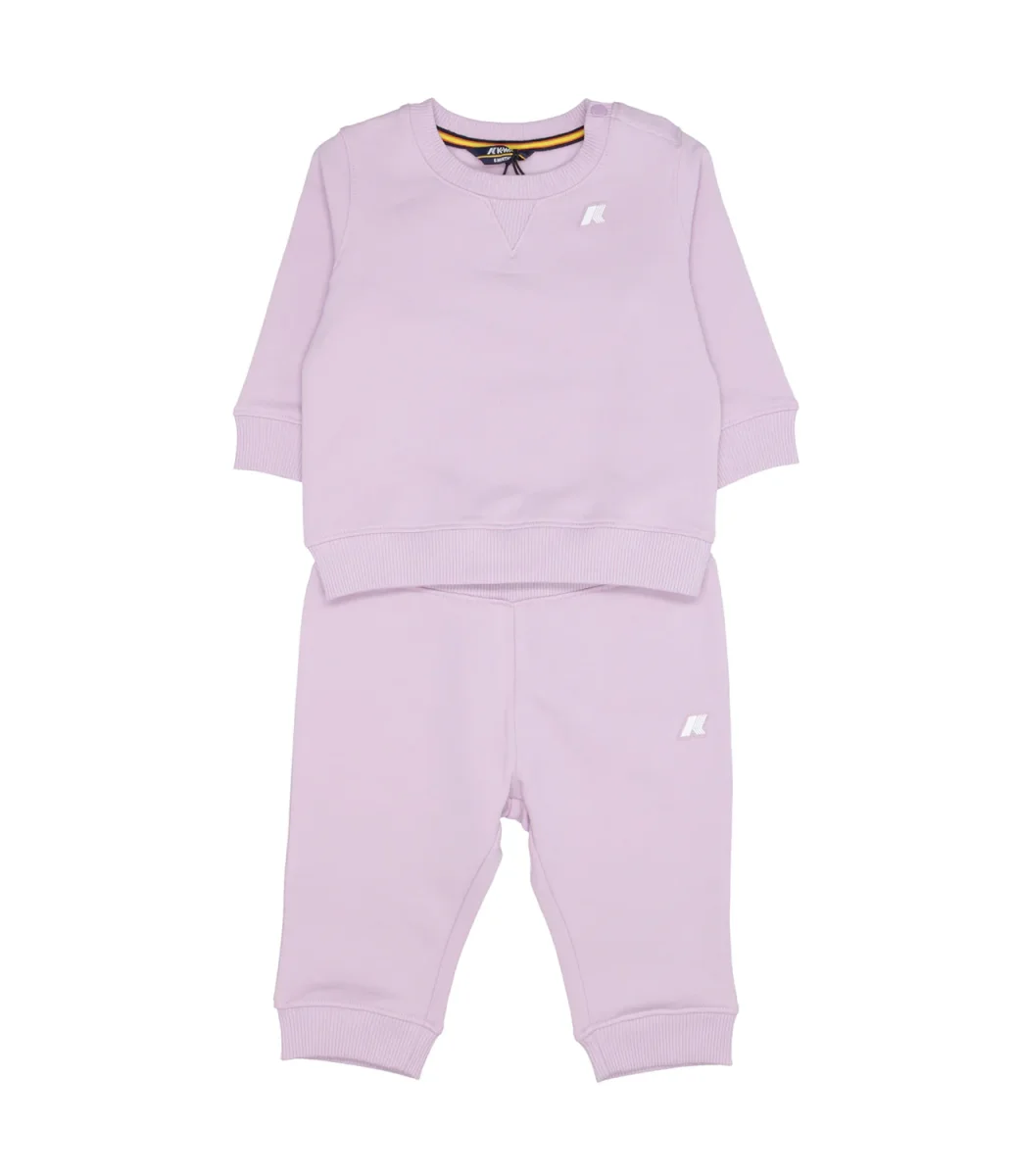 K-Way Kids | Set Felpa e Pantalone Mickette Lilla - immagine 2