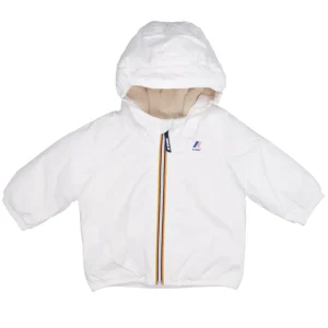 K-Way Kids | Giubbotto E. Le Vrai 3.0 Claudine Orsetto Bianco ed Ecru