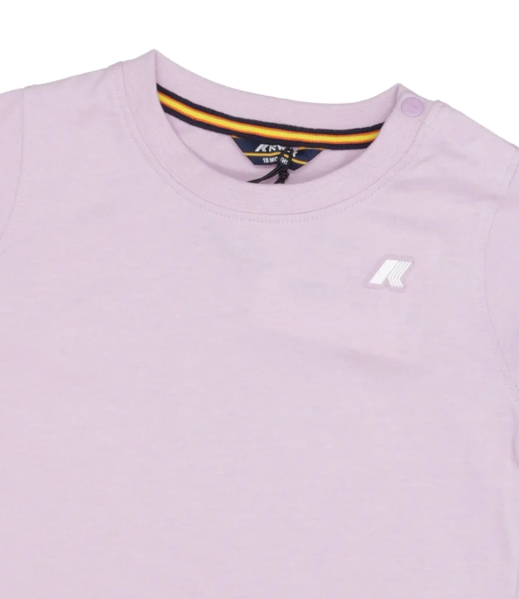 K-Way Kids | T-Shirt E. Elmette Peach Lilla - immagine 4