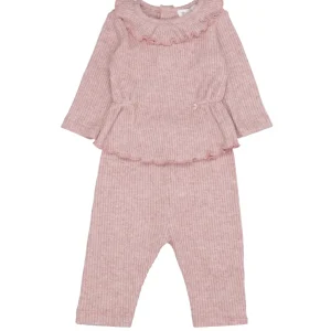 Lalalù | Set Maglia e Pantalone Rosa antico