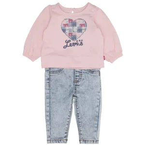 Levis Kids | Set T-Shirt e Pantalone Orchidea e Blu