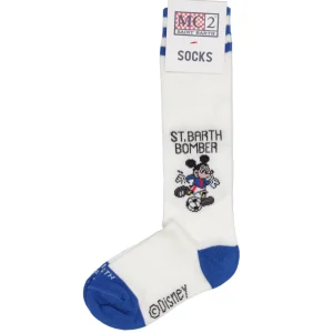 MC2 Saint Barth Kids | Calzini Bianco e Azzurro