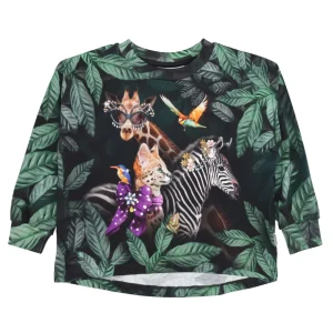 Molo | T-Shirt Reniza Nero e Verde