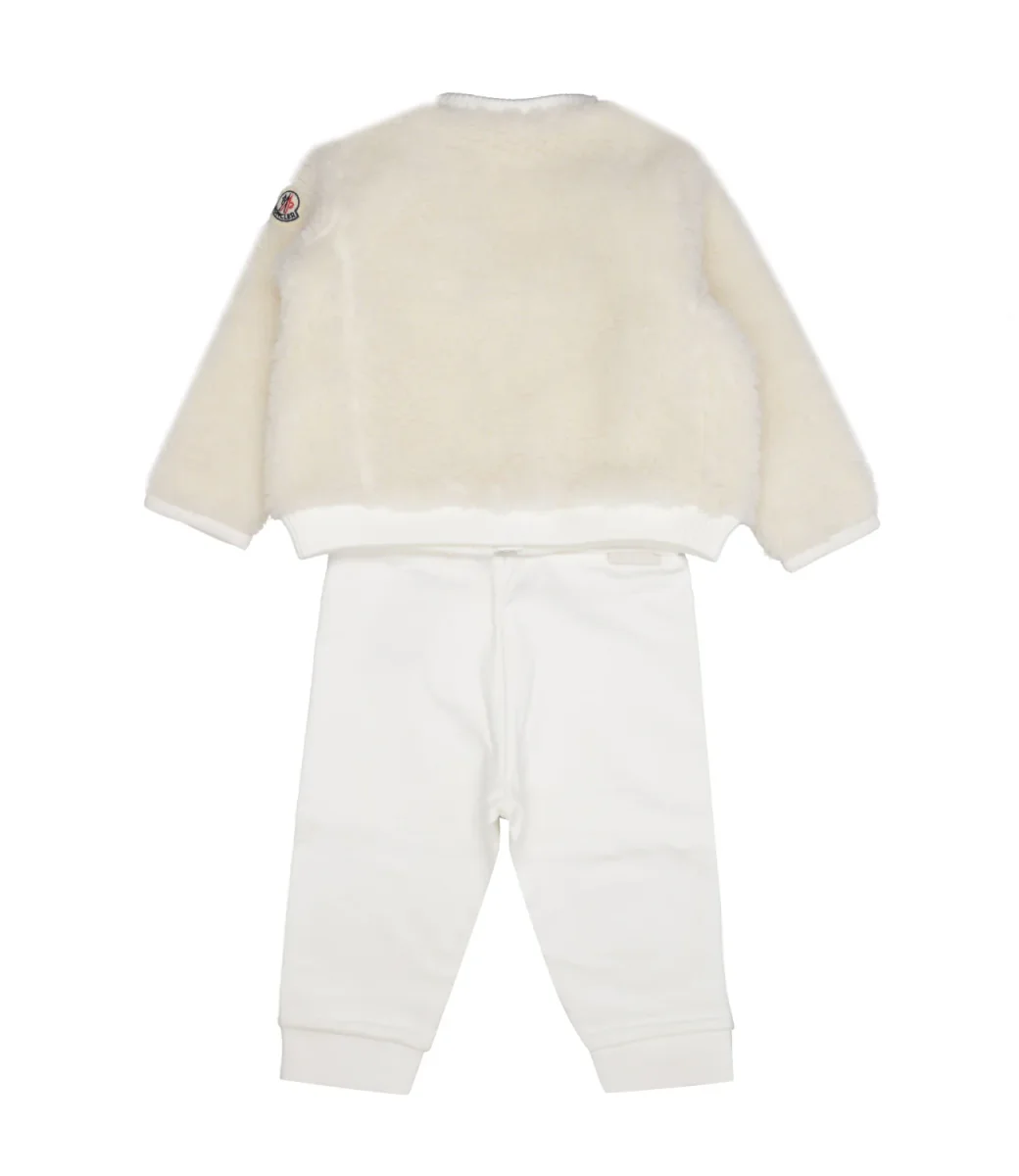 Moncler Junior | Set Maglia e Pantalone Knitwear Panna - immagine 3