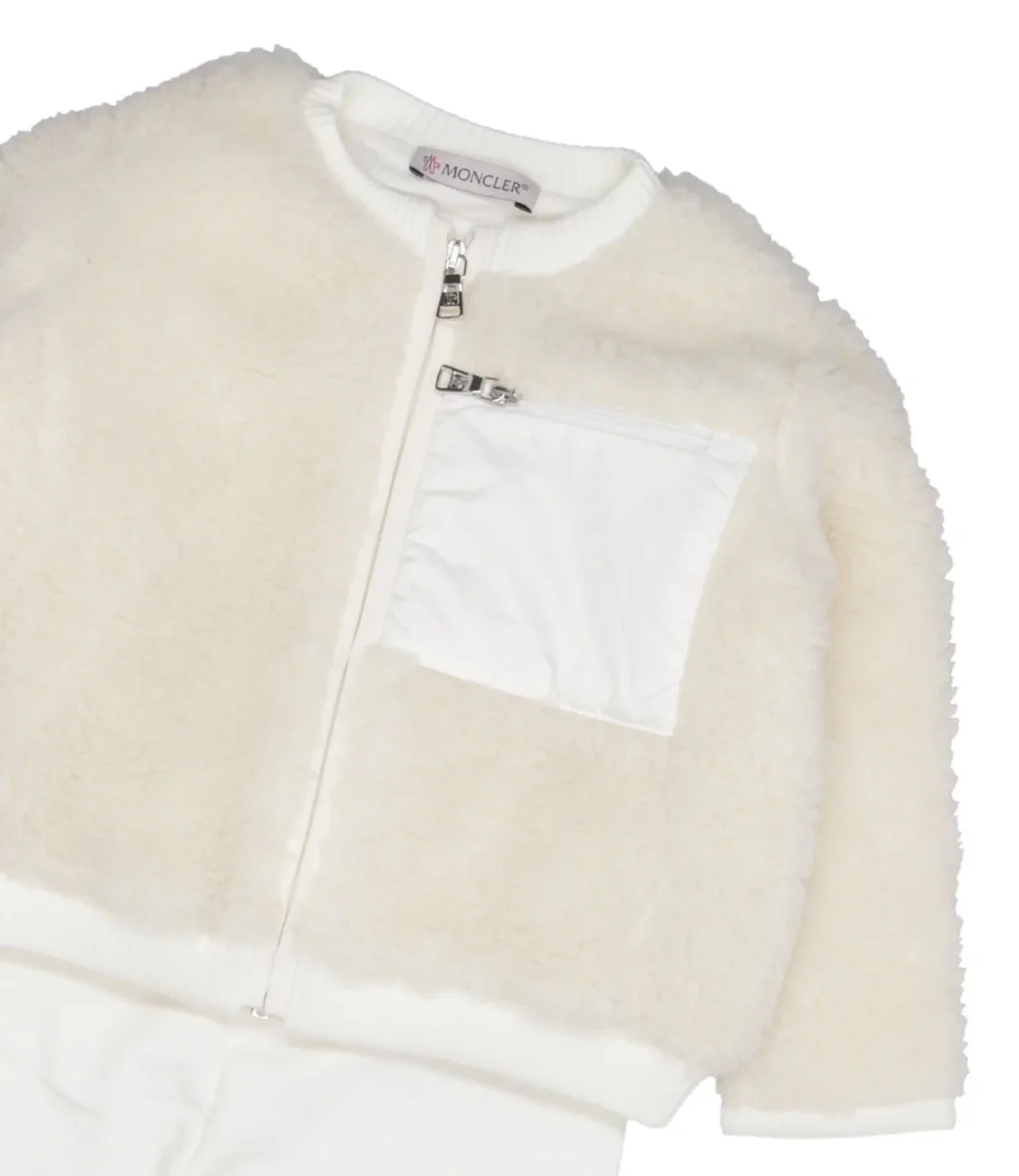 Moncler Junior | Set Maglia e Pantalone Knitwear Panna - immagine 4