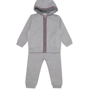 Moncler Junior | Set Maglia e Pantalone Knitwear Grigio