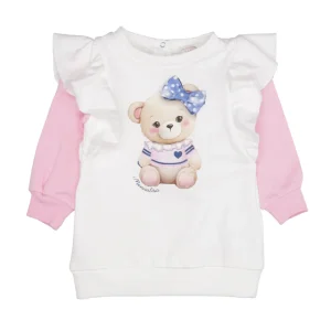 Monnalisa | Abito Bianco e Rosa