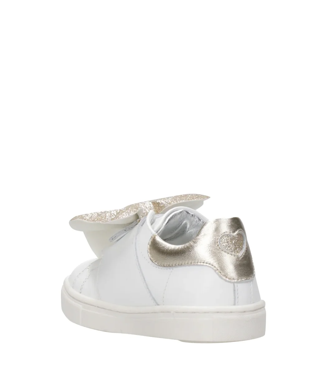 Monnalisa | Scarpa Bianco e Oro - immagine 5