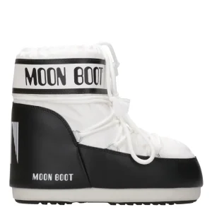 Moon Boot | Tronchetto MB Icon Low Nylon Bianco e Nero