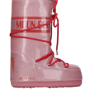 Moon Boot Kids | Stivale Mb Icon Jr Glitter Rosa