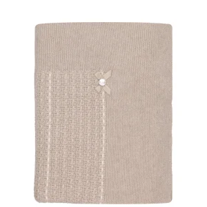 Paz Rodriguez | Coperta Merlin Ecru e Crema